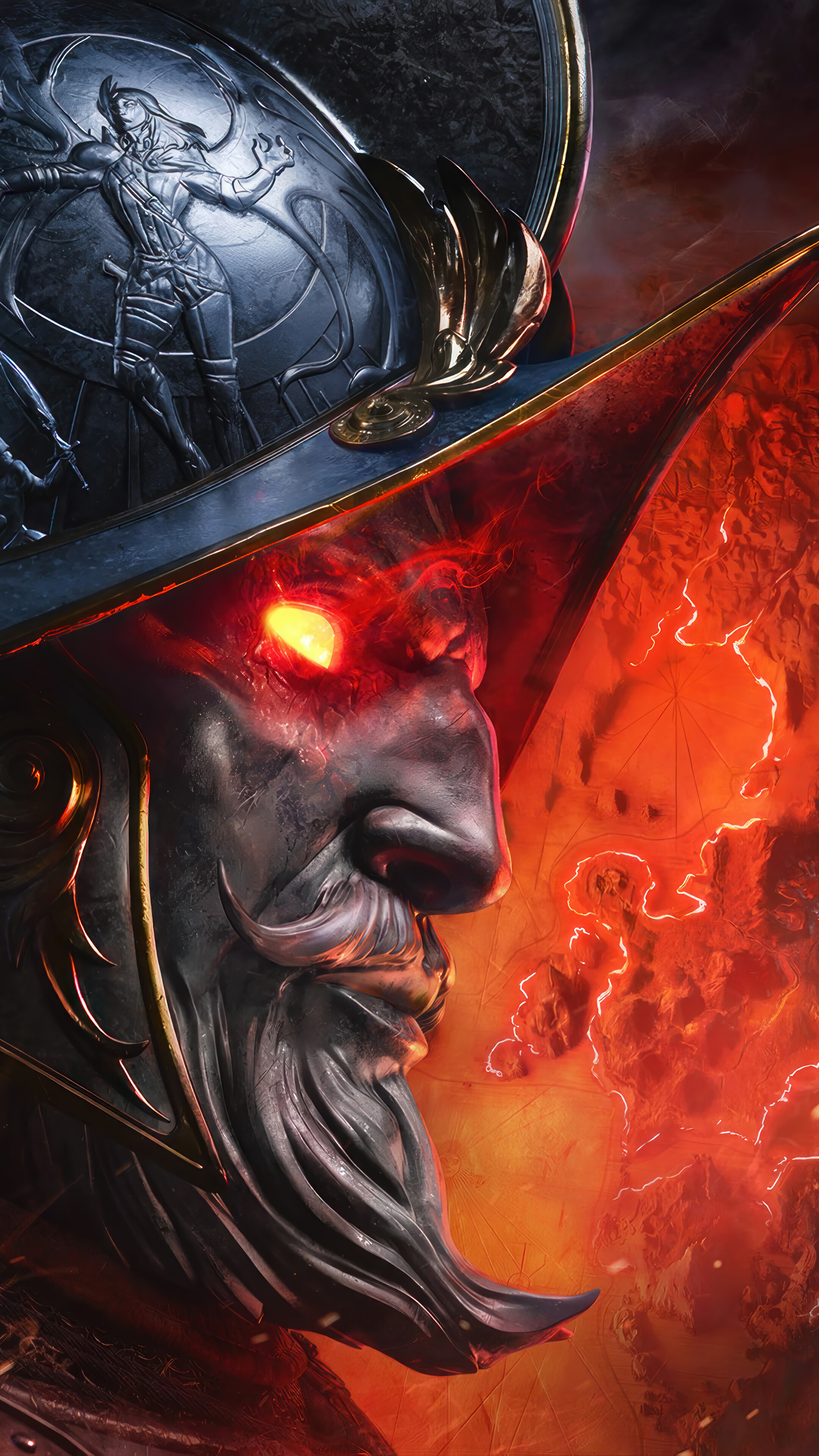 Aeternum Background 4K Wallpaper iPhone