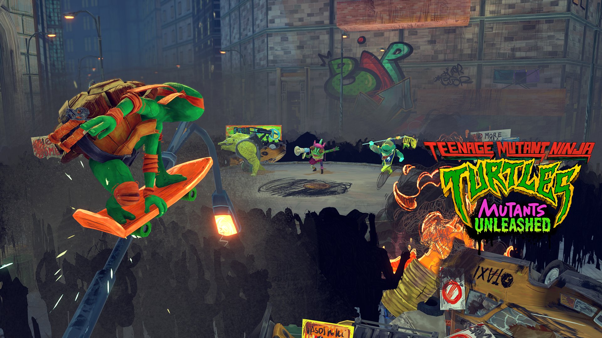 The Teenage Mutant Ninja Turtles are