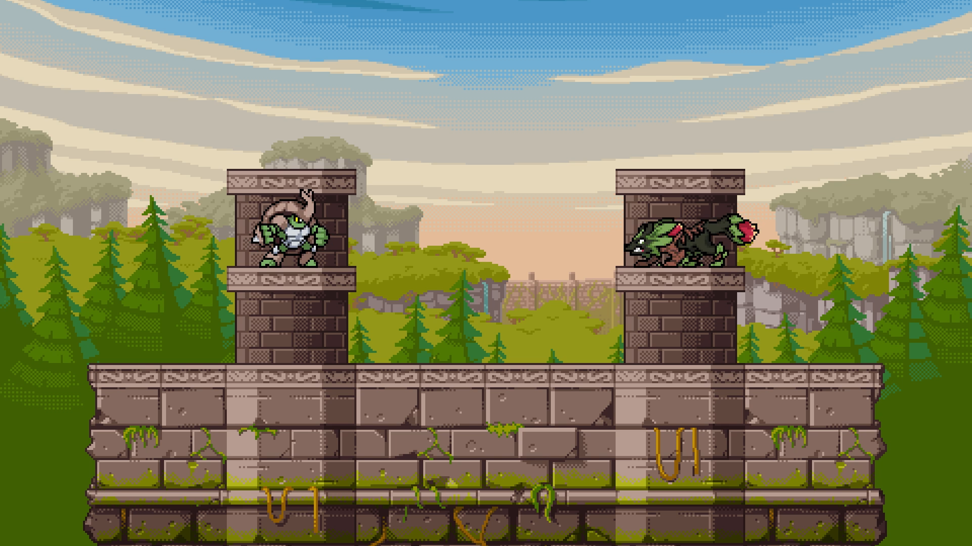Rock Wall. Rivals of Aether