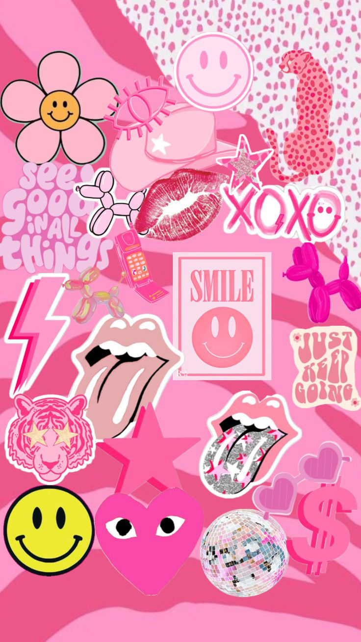 Preppy Pink Aesthetic Wallpaper