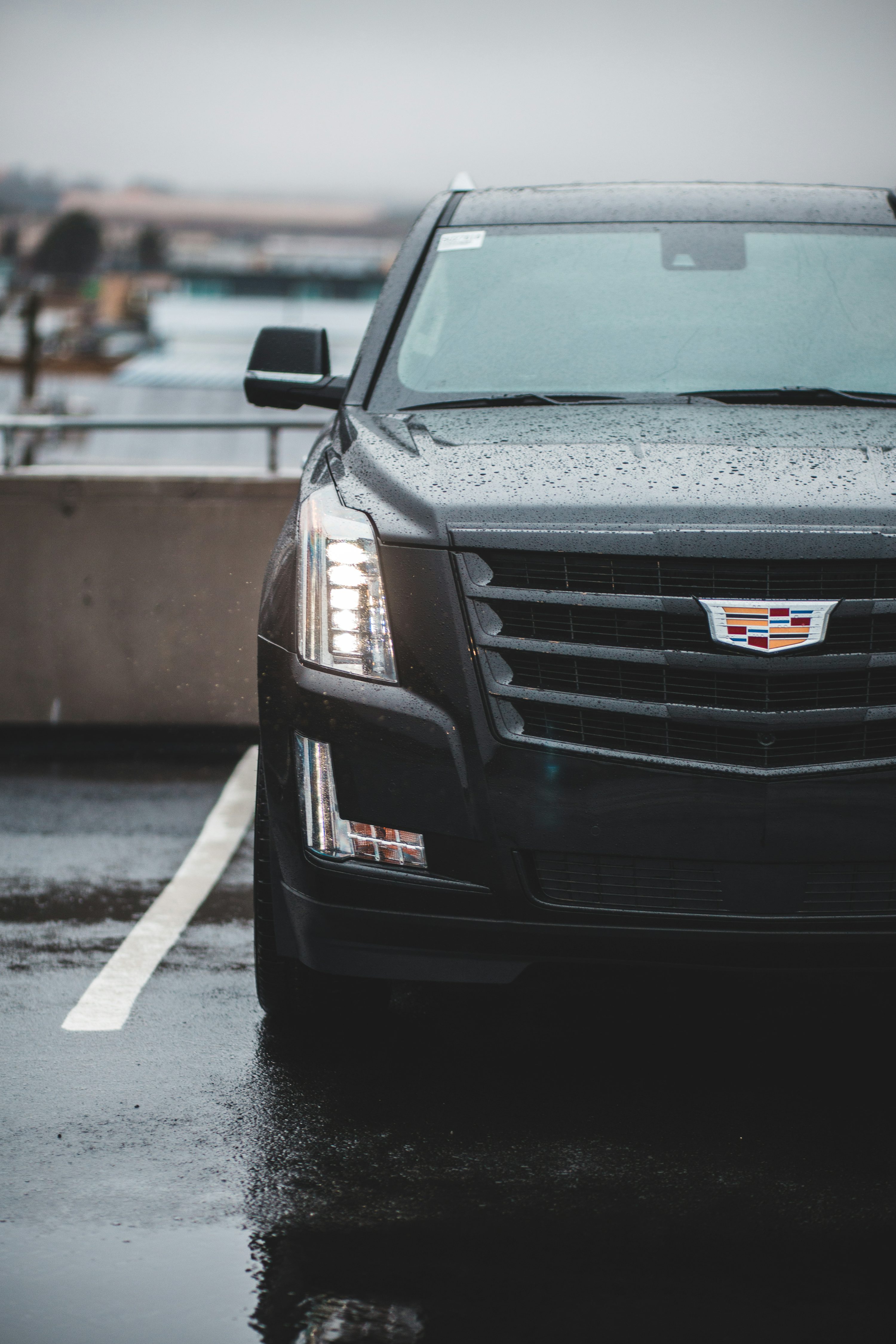 Black Cadillac car photo