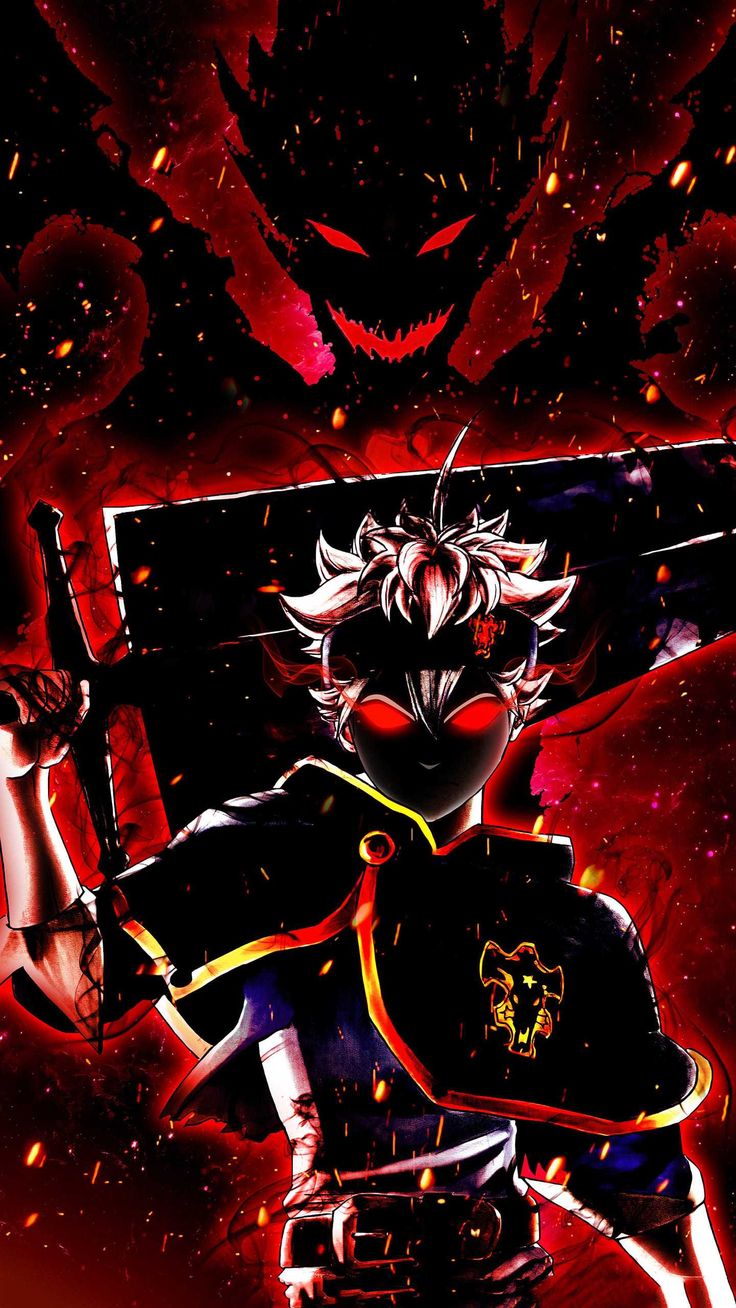 Black Clover Devil Asta Wallpapers Wallpaper Cave