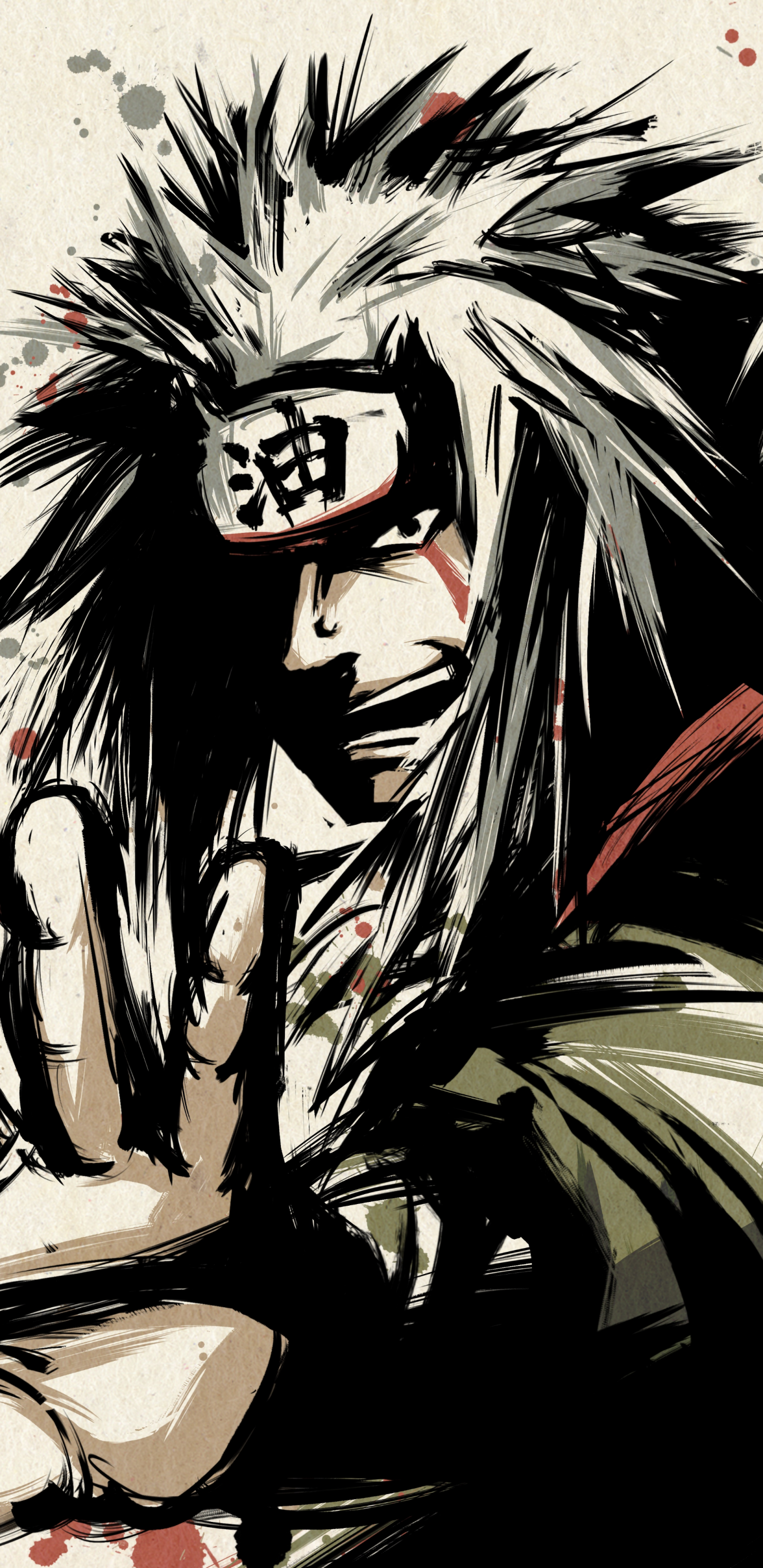 Jiraiya (Naruto) Phone Wallpaper
