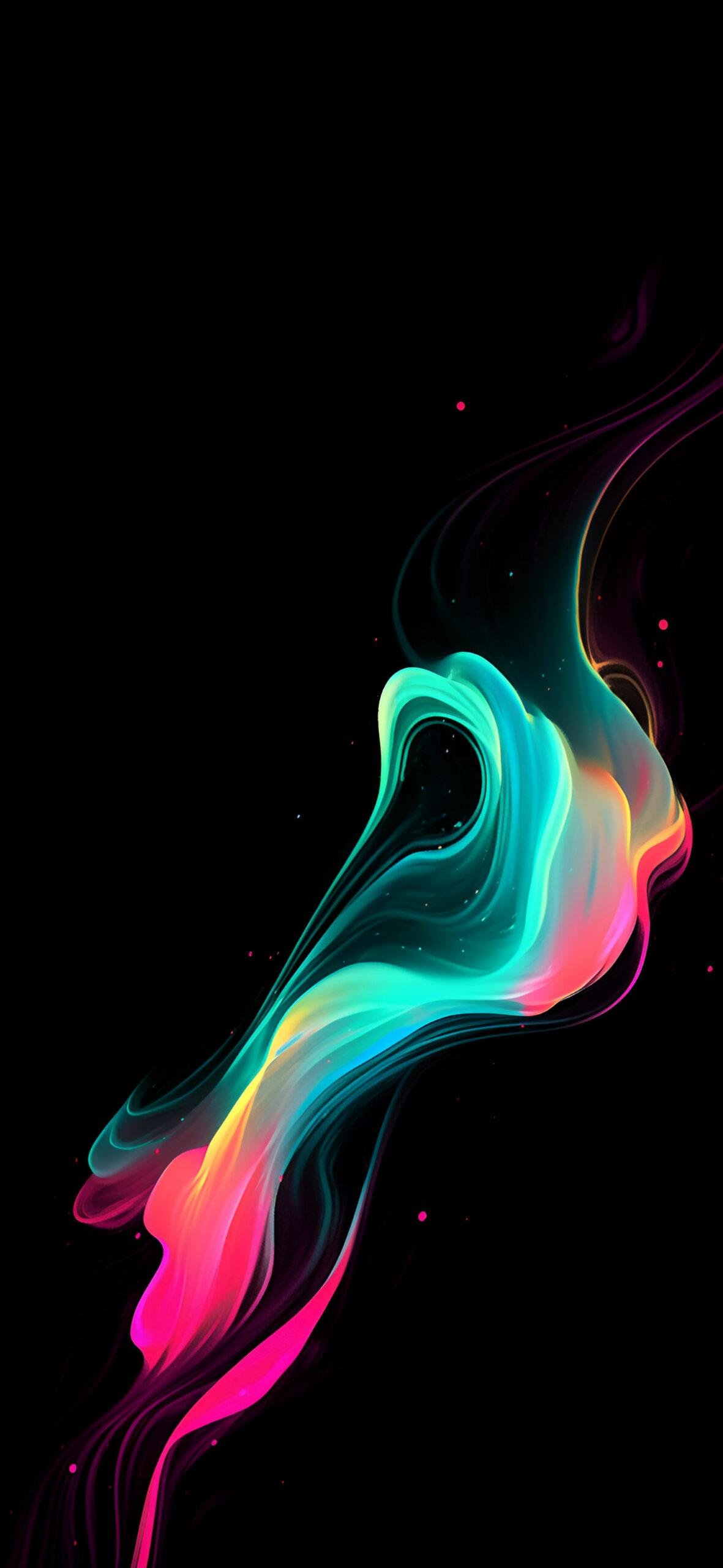 iPhone Amoled Black Abstract Wallpaper