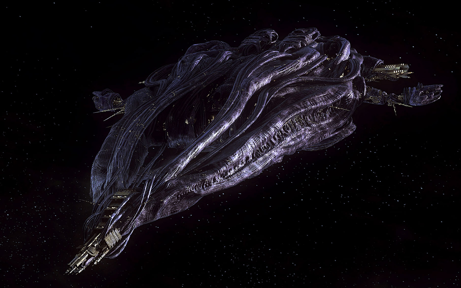 HD desktop wallpaper: Spaceship, Tv