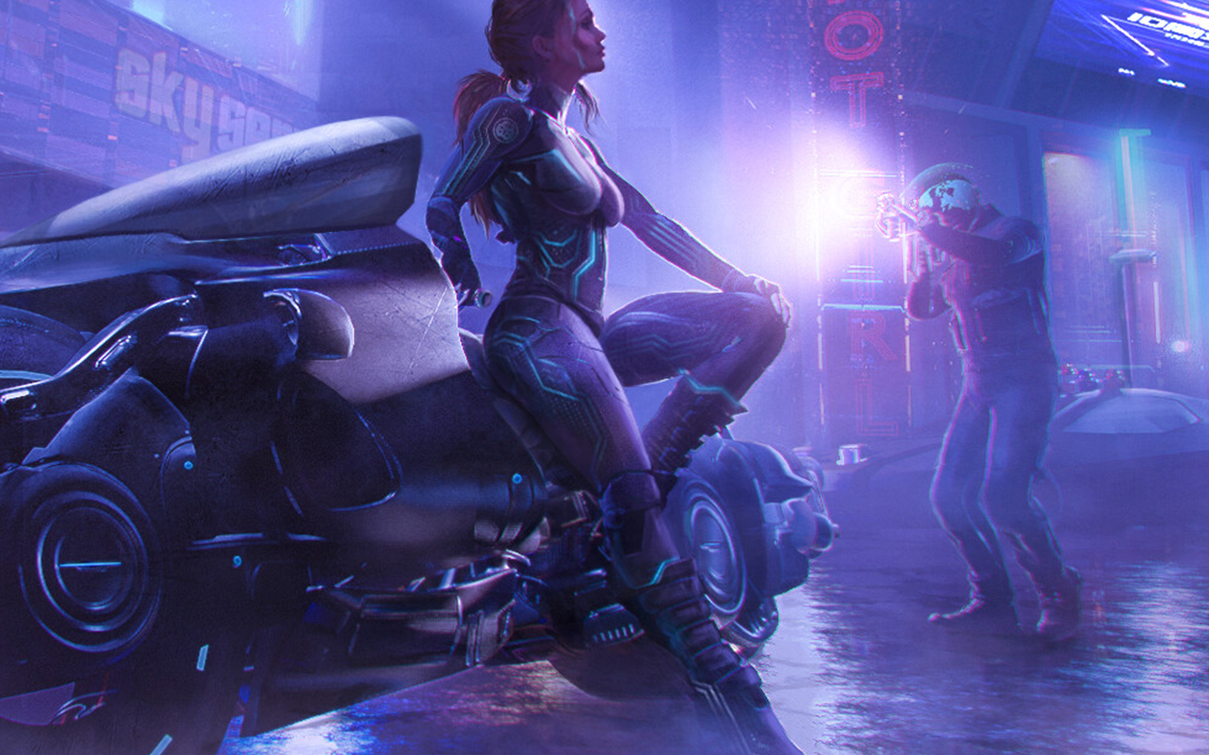 Art Girl Cyber Future Anime