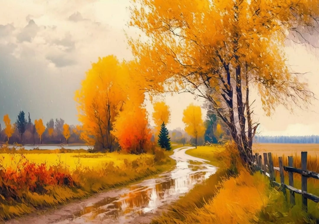 Autumn Landscape Painting