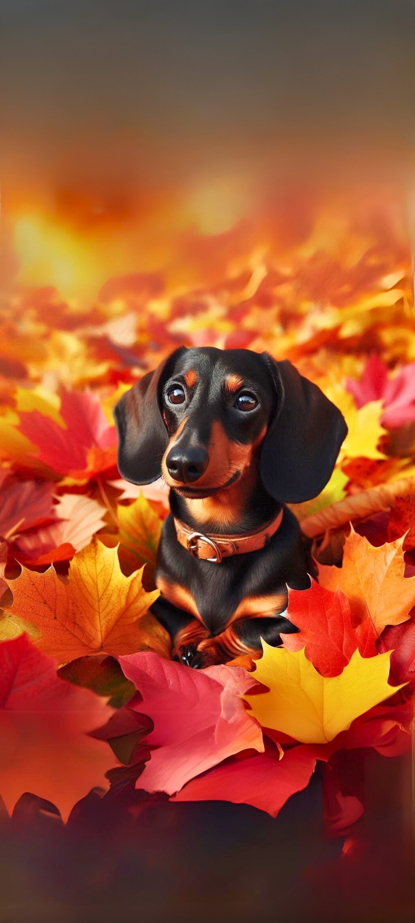 Gorgeous Free Fall Dachshund Phone
