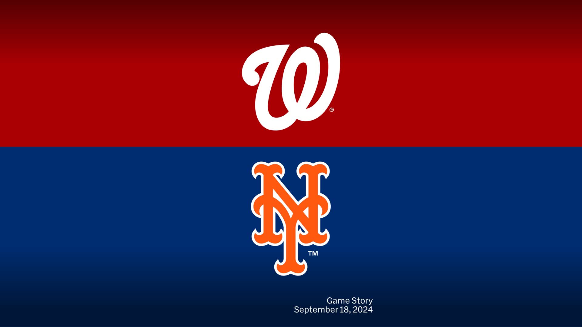 Washington Nationals at New York Mets