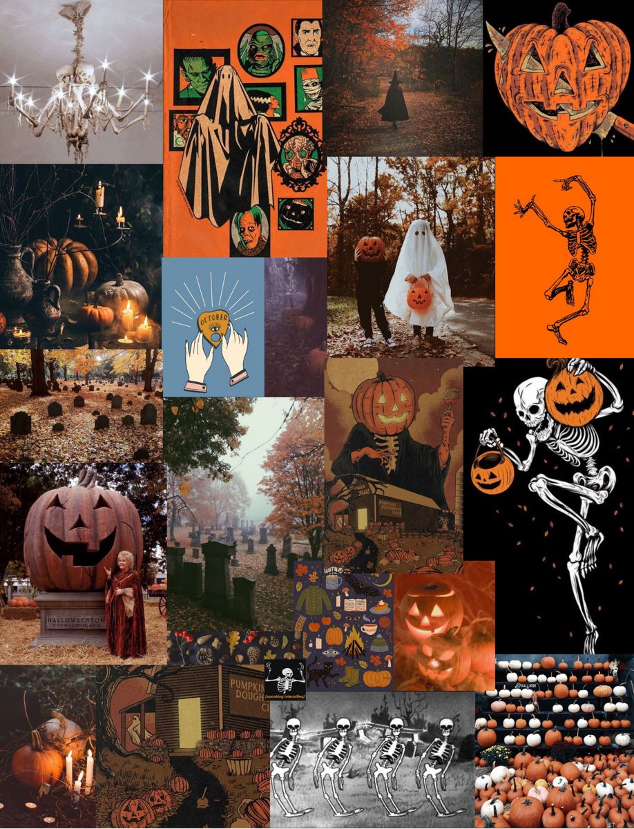Happy Halloween Collage Wallpaper