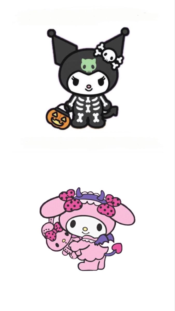 halloween kuromi and my melody