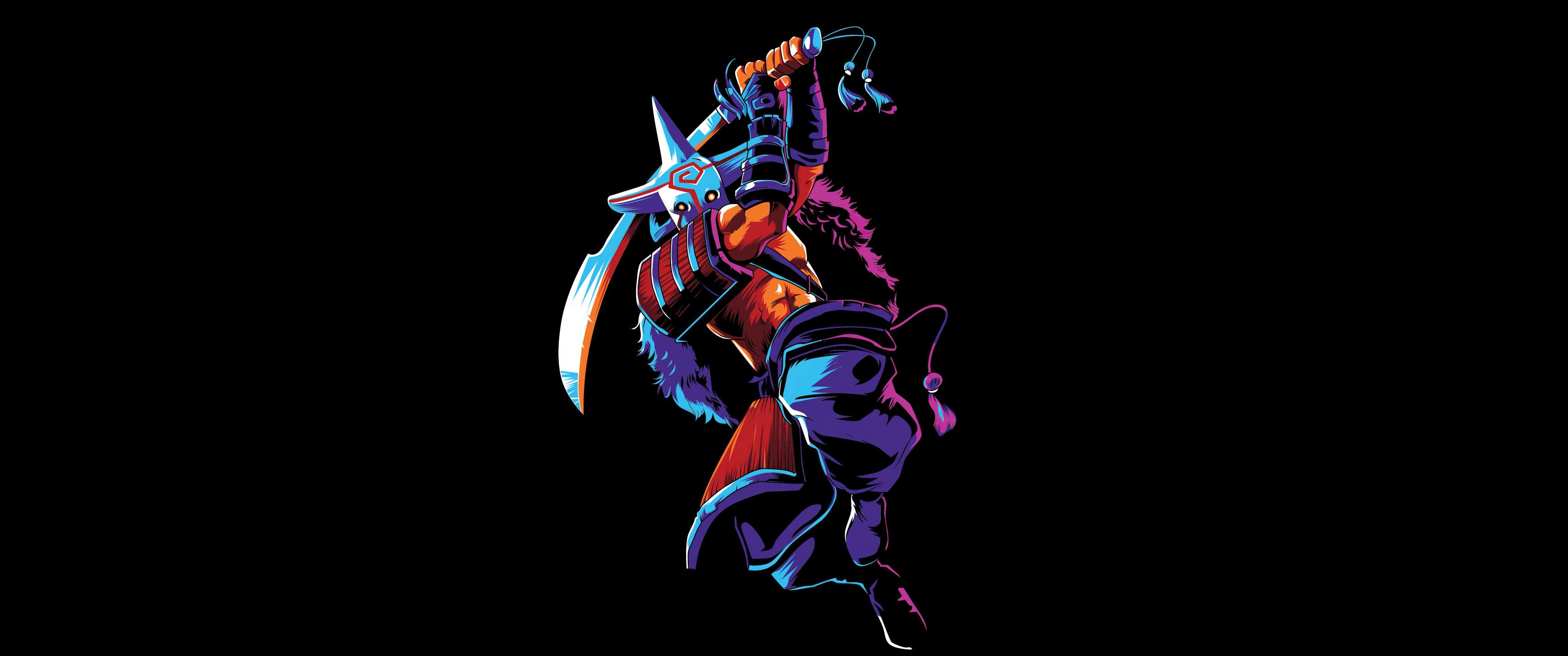 Juggernaut Wallpaper 4K, Dota 2, AMOLED, 5K, 8K