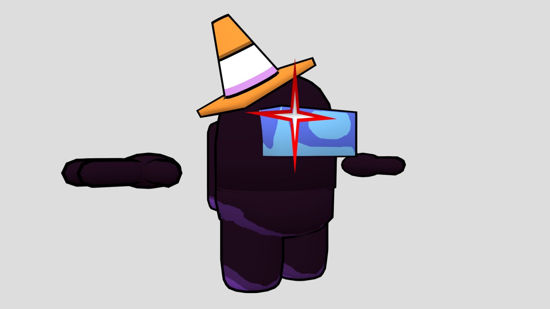 Black Imposter fnf Free 3D
