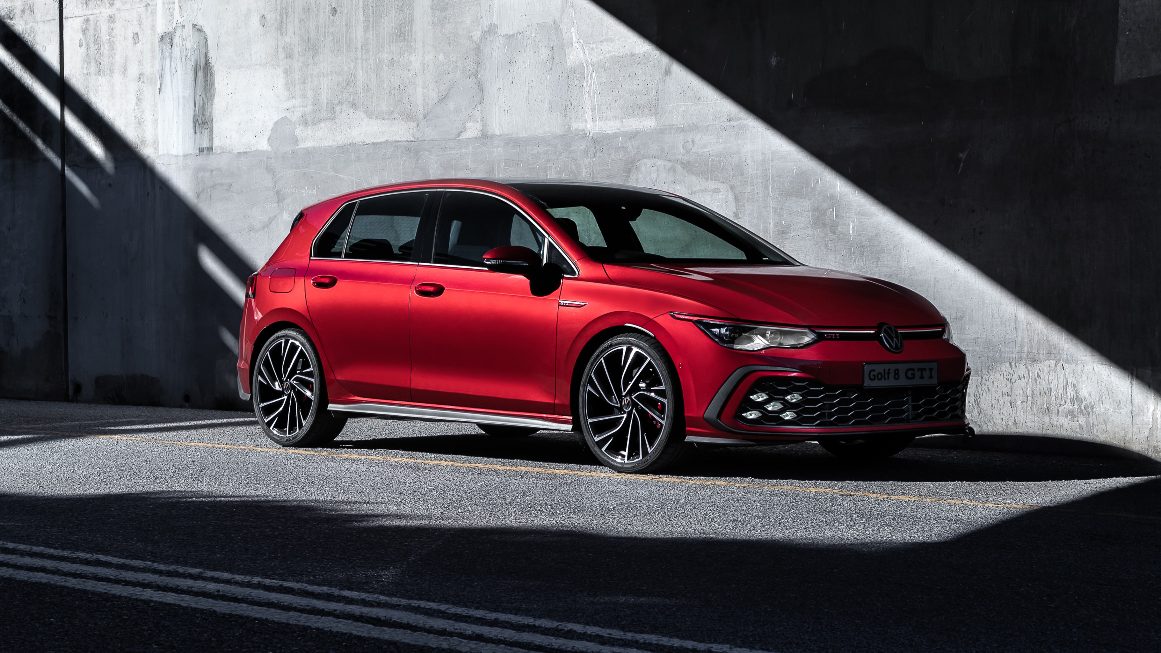 Volkswagen Golf GTI 2021 4K Wallpaper