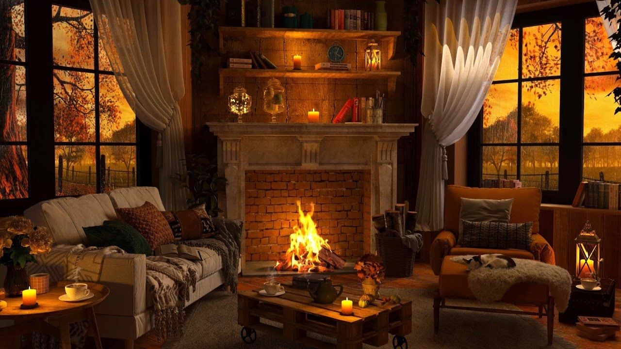 Autumn Evening Ambience with Relaxing