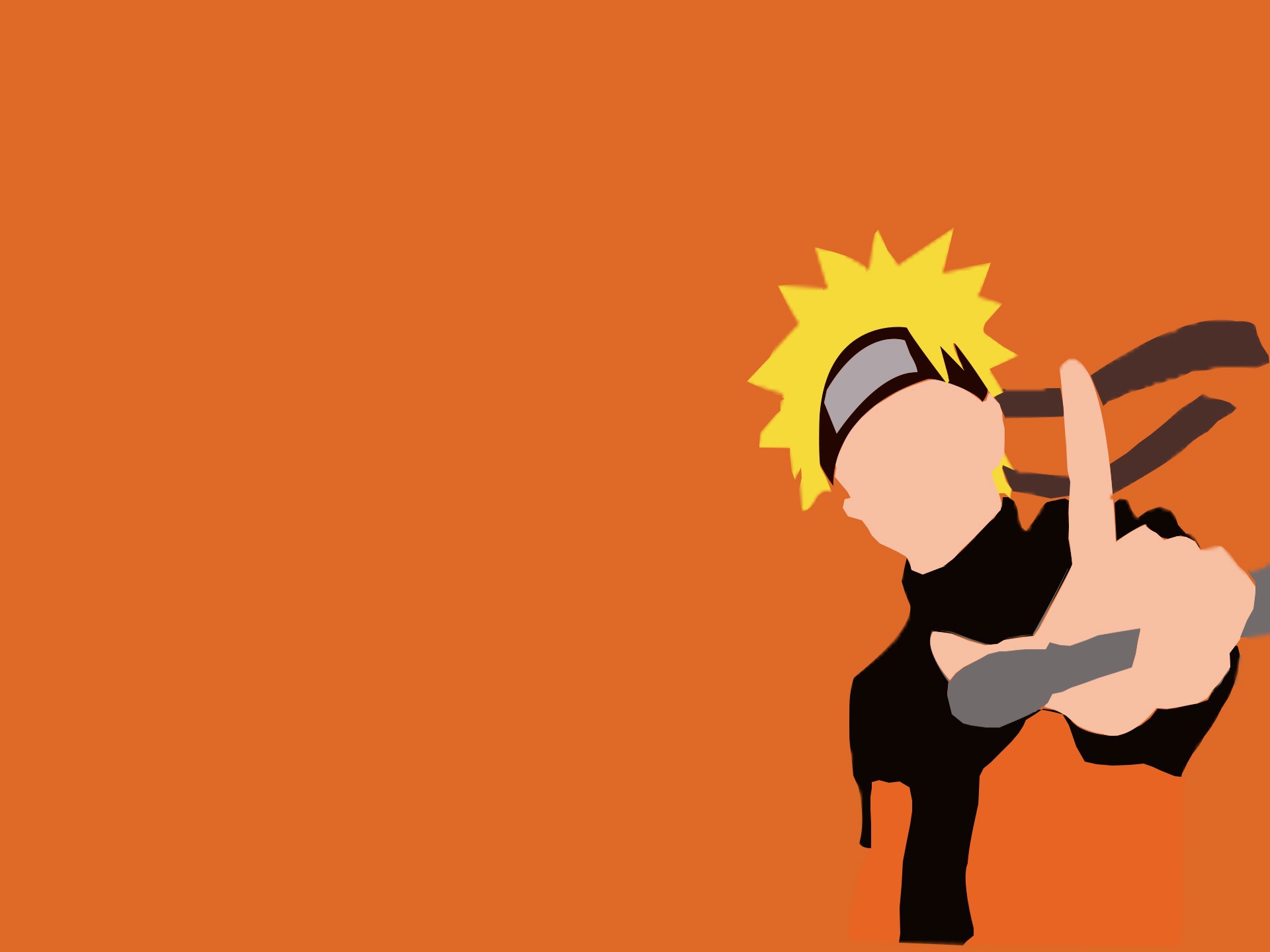 Wallpaper game, Naruto, minimalism