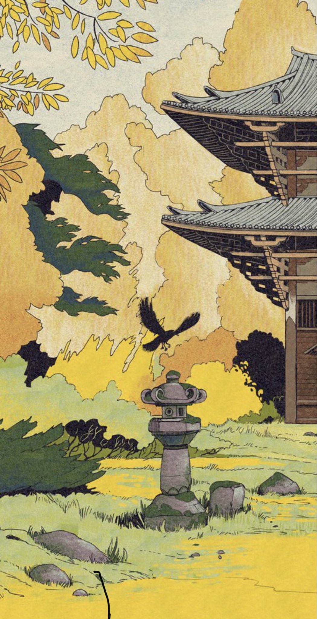 Did you notice the three legged crow