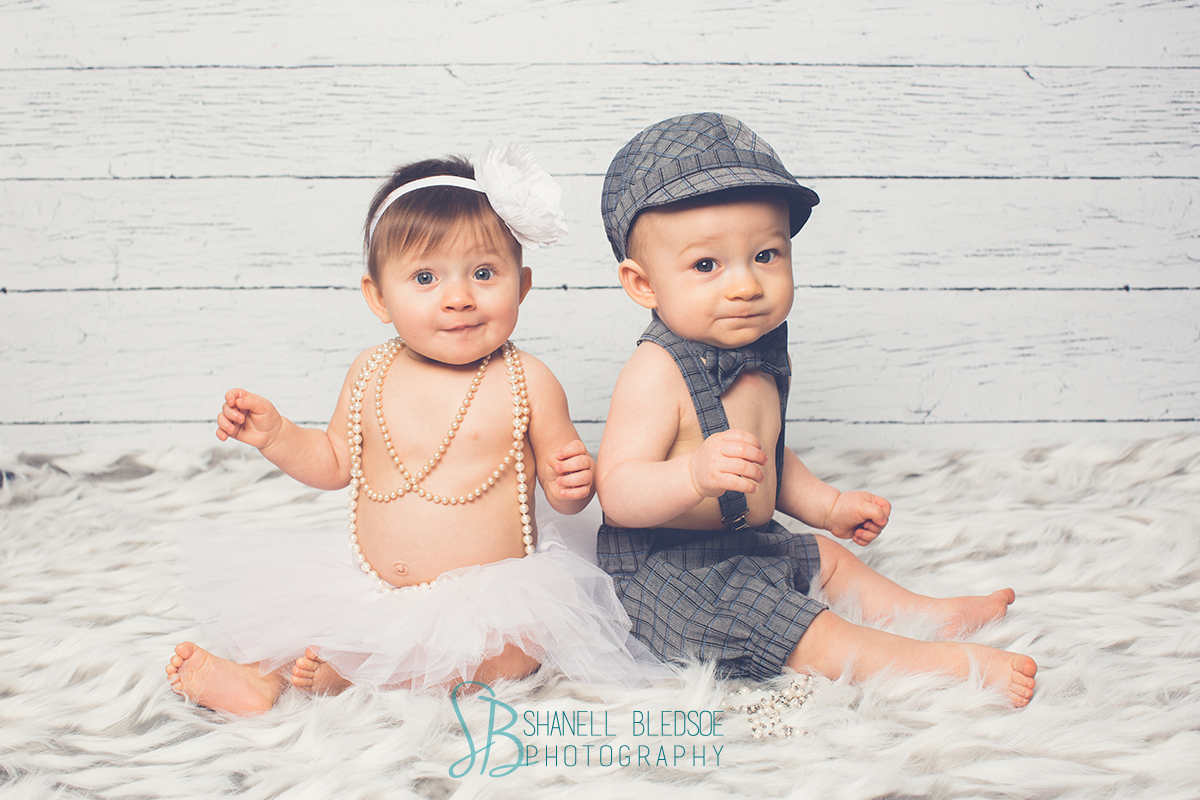 Month Twins Photo Bledsoe