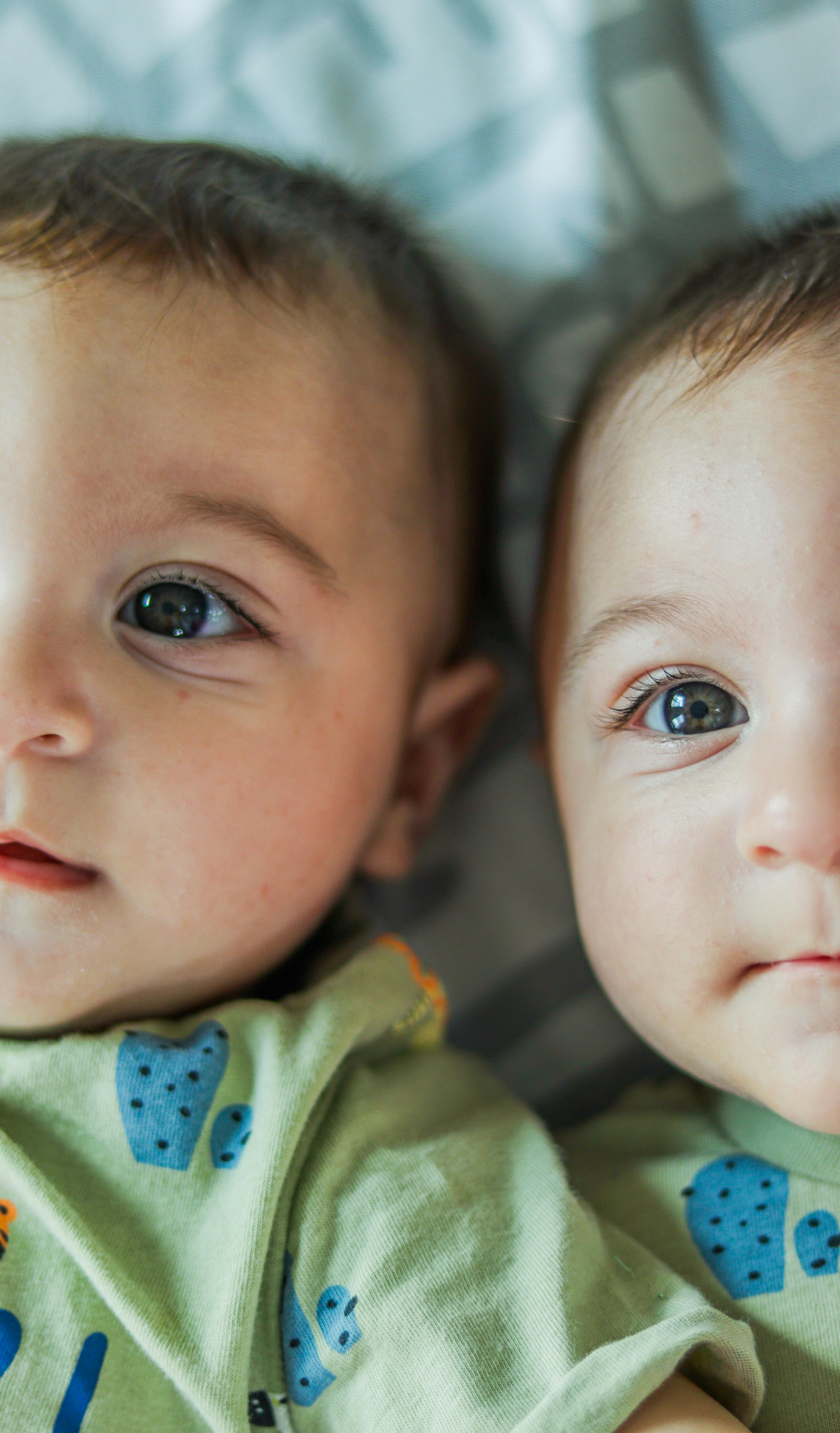Close Up Photo of Babies · Free