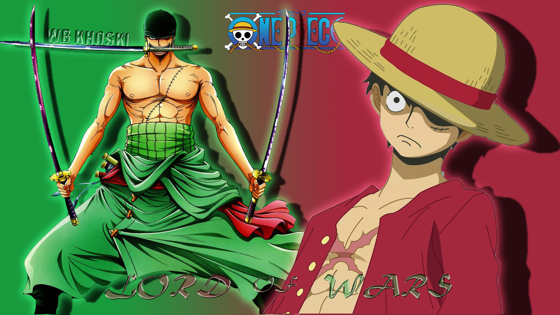 One Piece HD Wallpaper: Zoro & Luffy