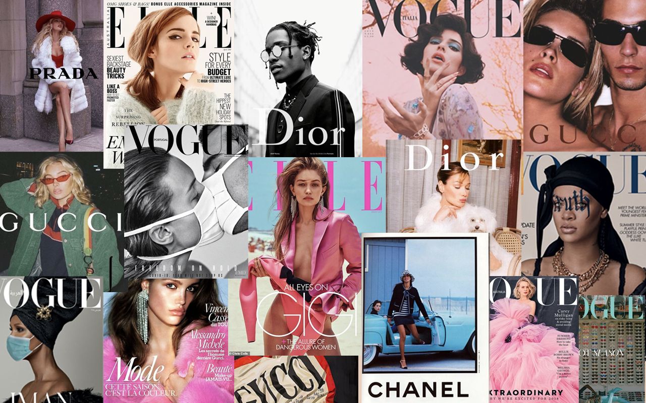 aesthetic vogue macbook wall paper