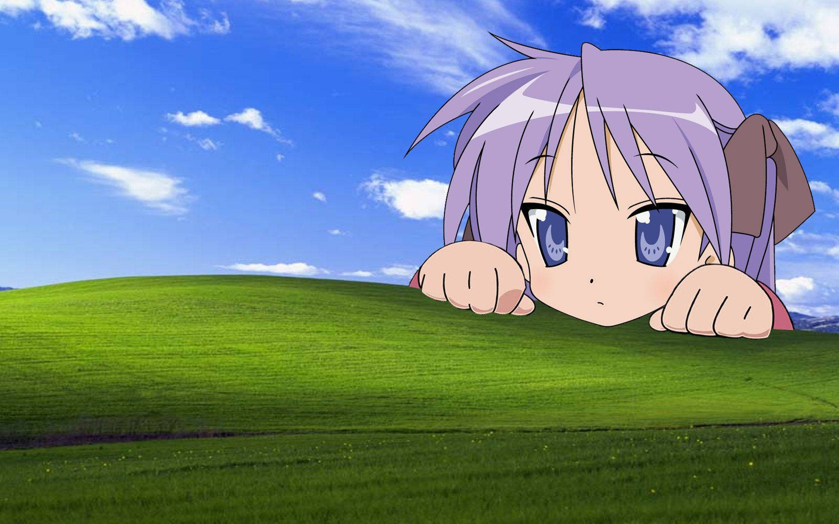Windows XP Anime Wallpapers - Wallpaper Cave, image size:1680x1050
