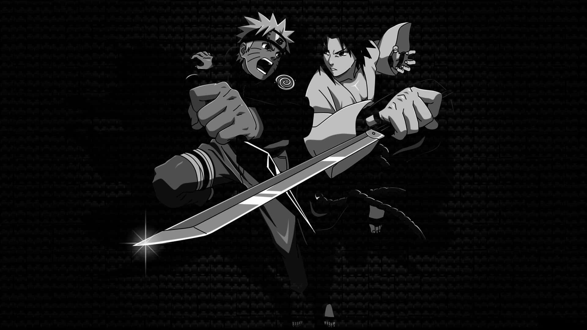 Naruto Black And White Wallpaper