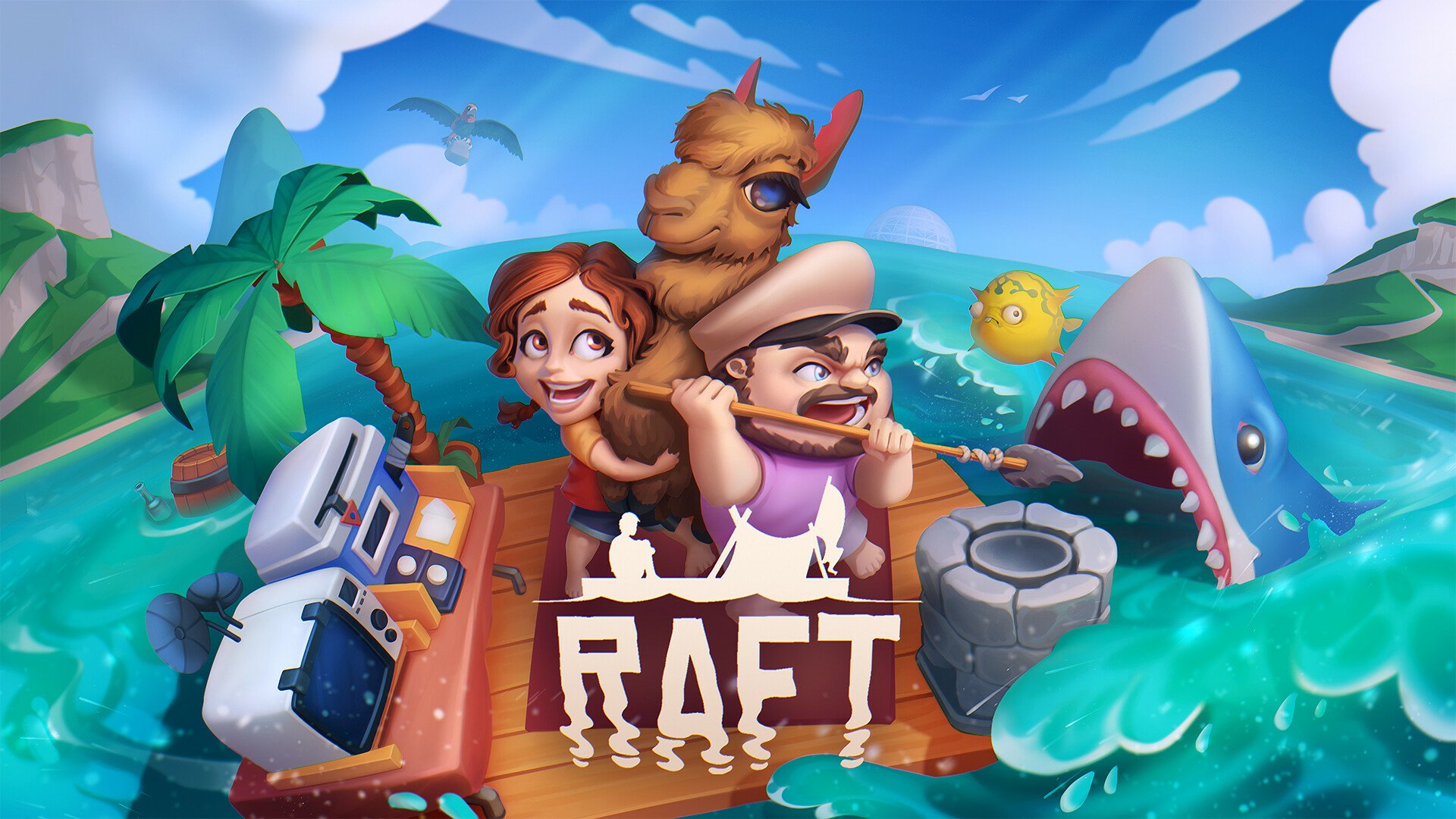 Download Video Game Raft HD Wallpaper