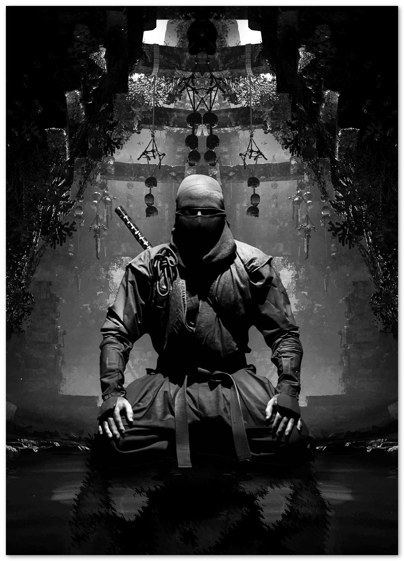 Ninja Shrine Meditation Shinobi