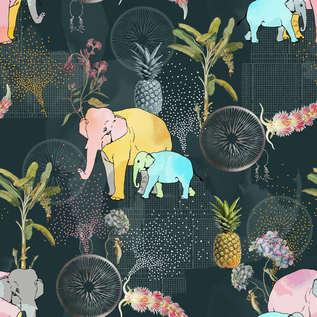Retro wallpaper, funky, psychedelic