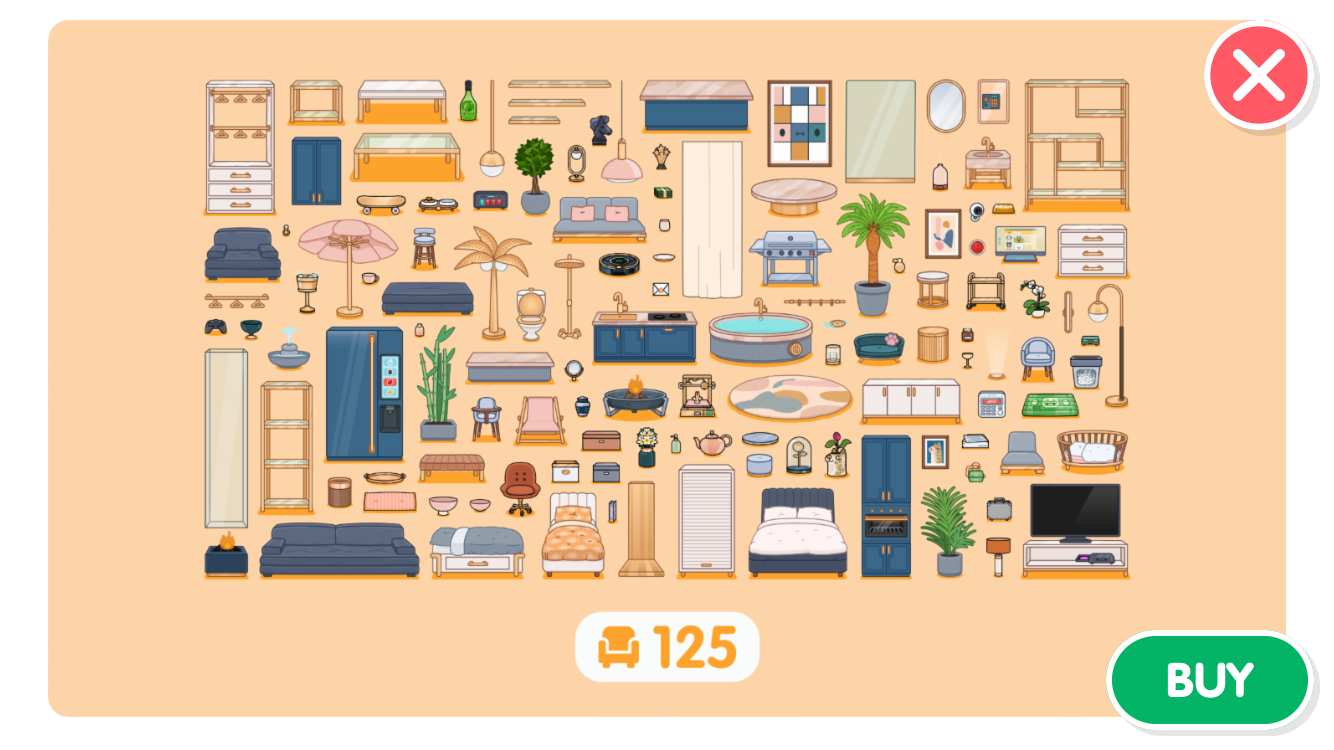 Modern Mansion. Toca Life: World