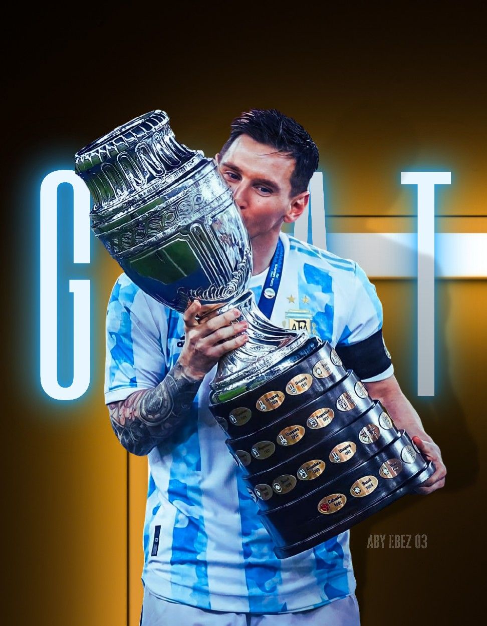 Messi Copa america 2021 Title (GOAT)