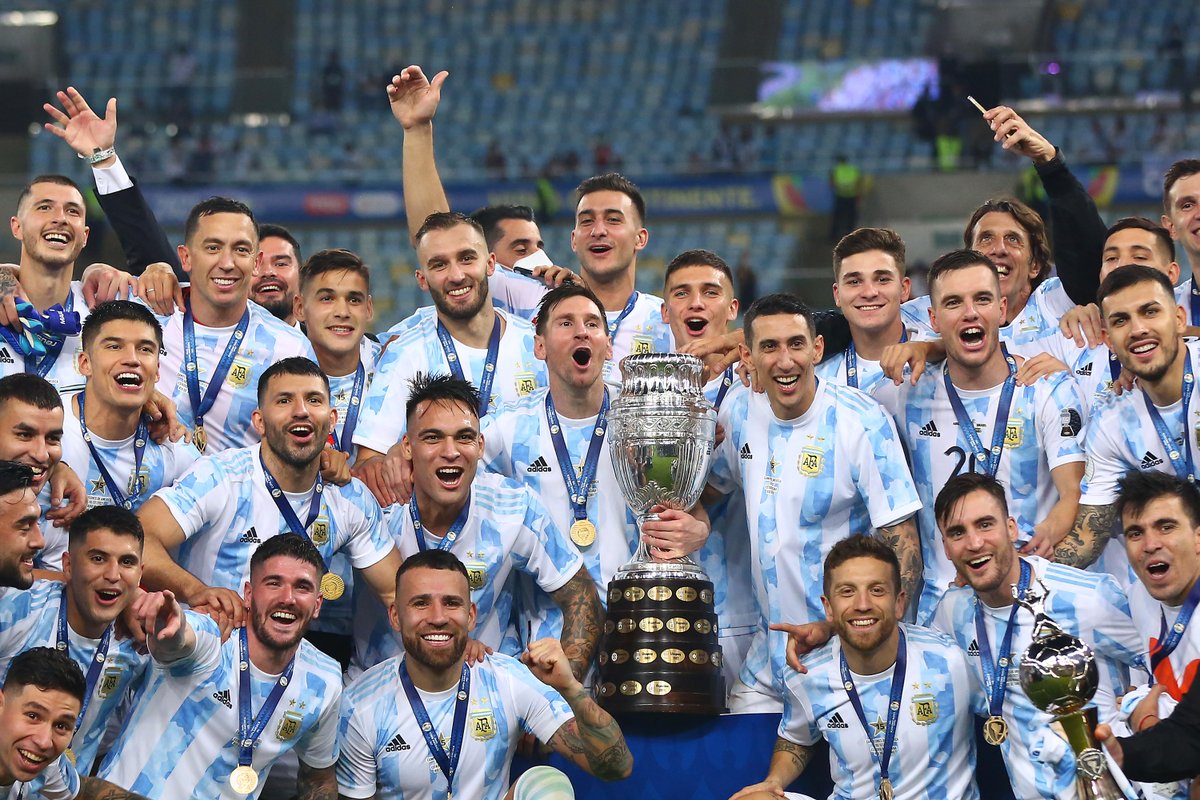 Lionel Messi wins first trophy