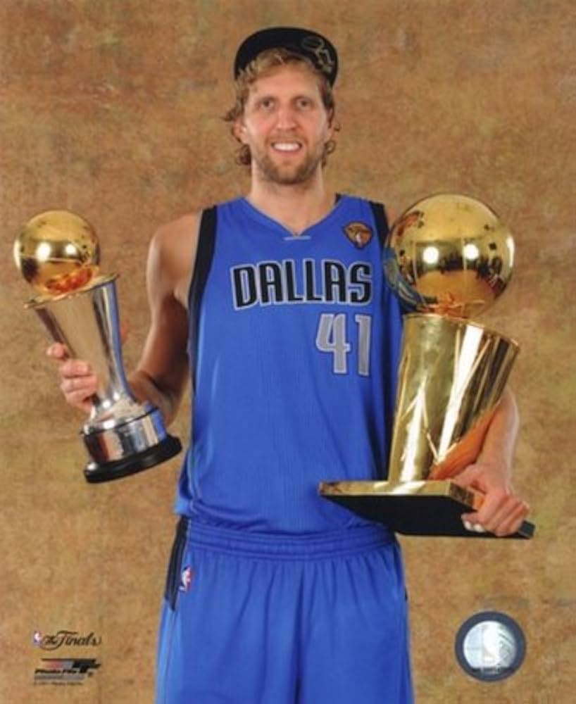 Dirk Nowitzki with the 2011 NBA