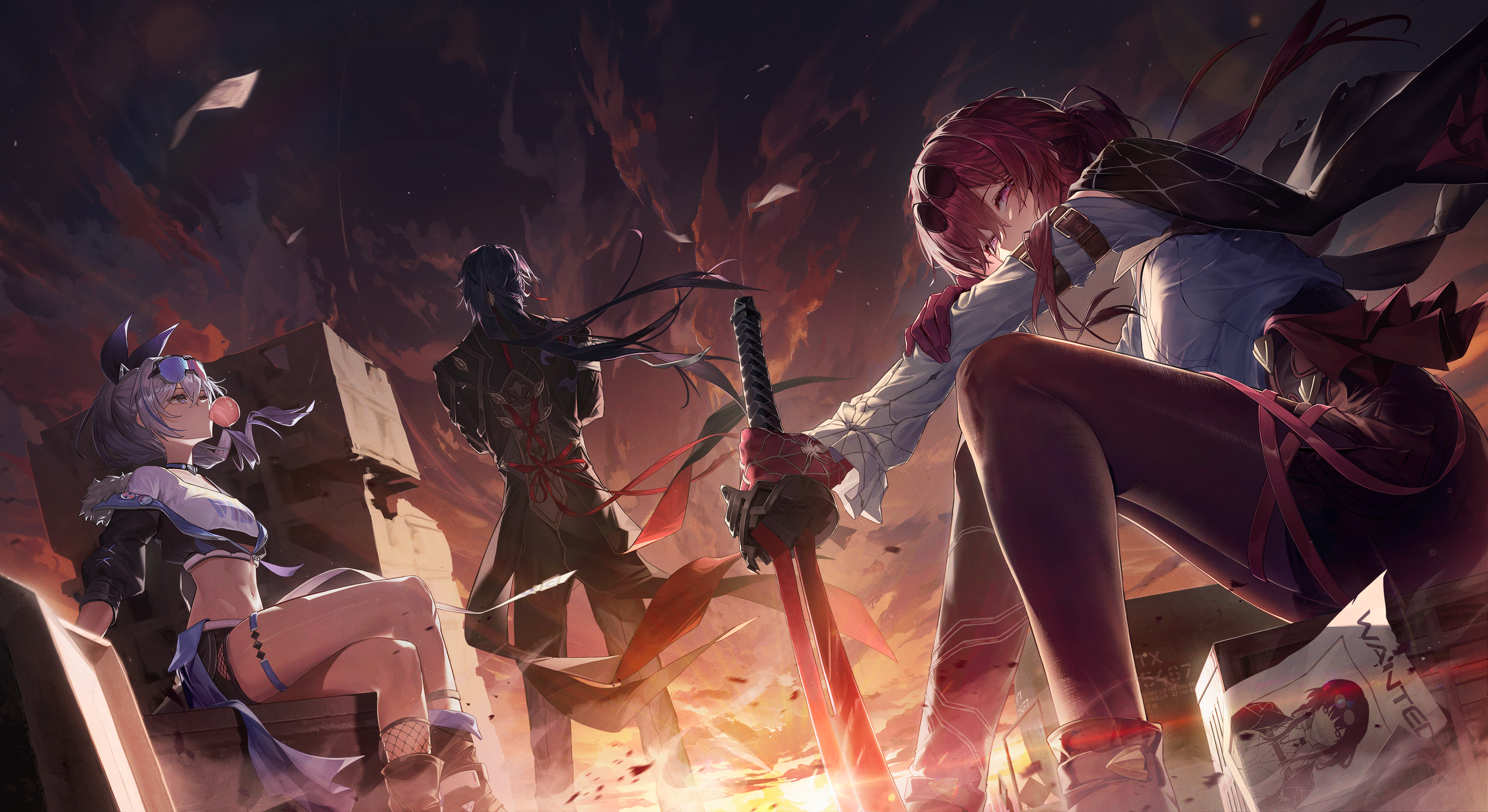 Anime Honkai Star Rail Artwork Kafka