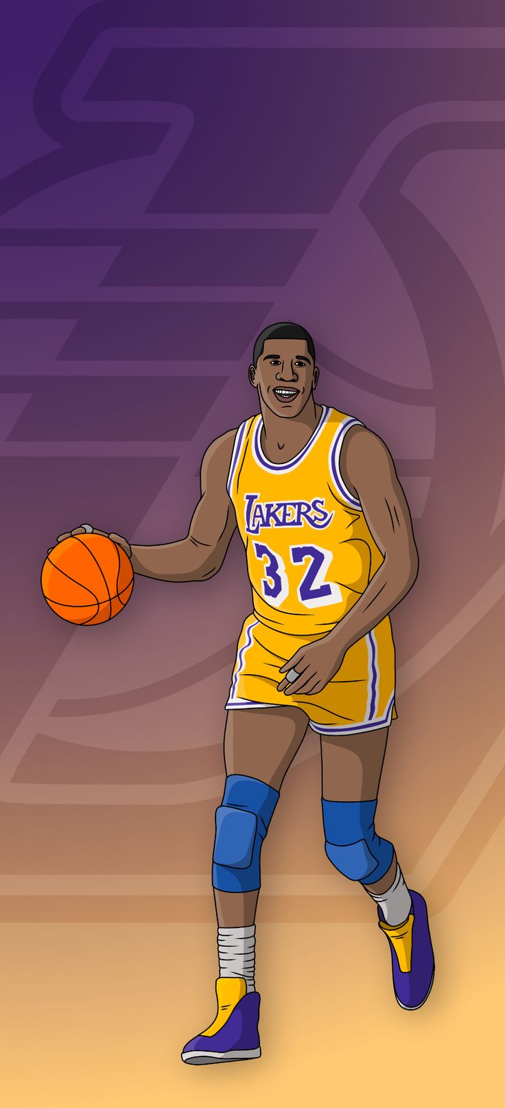 Magic Johnson Angeles Lakers