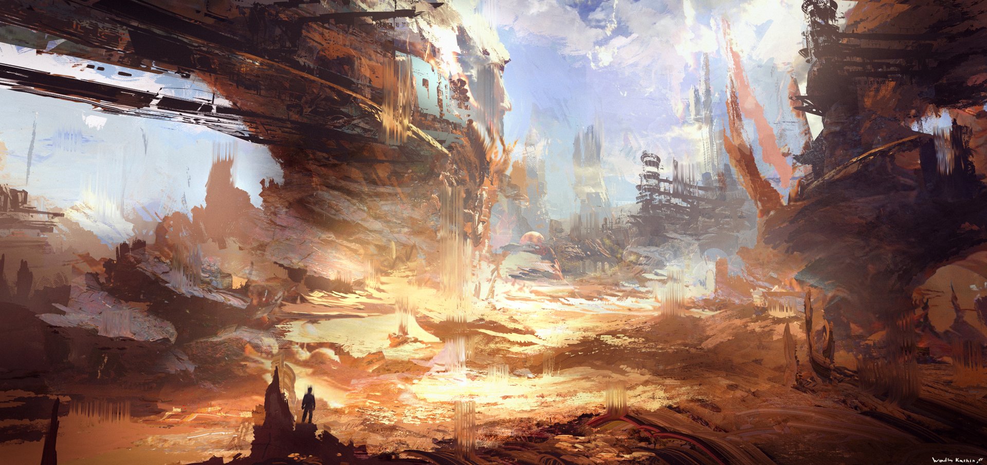Post Apocalyptic Desert Landscape HD