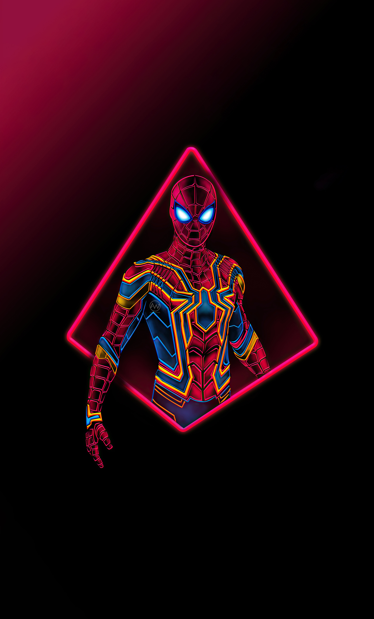 The Spiderman Minimal 4k