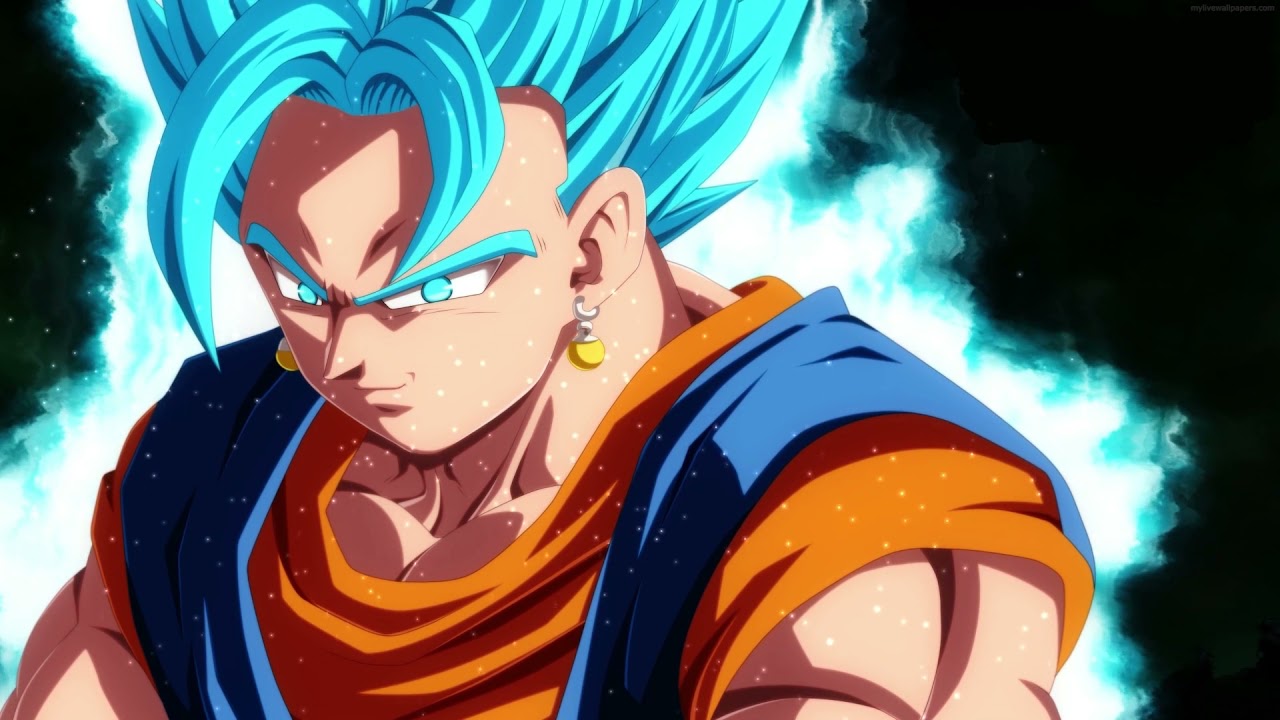 Vegito Super Saiyan Blue 4k Live Wallpaper. Dragon Ball. Anime Live Wallpaper