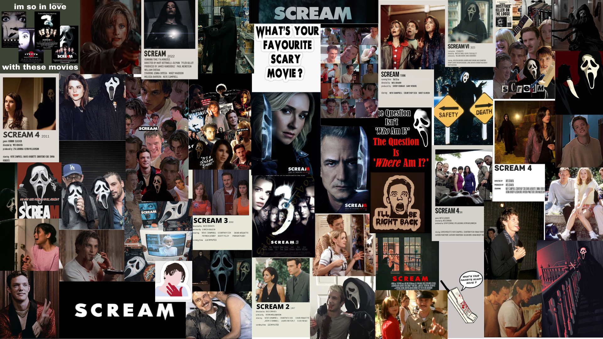 Scream Laptop Wallpaper