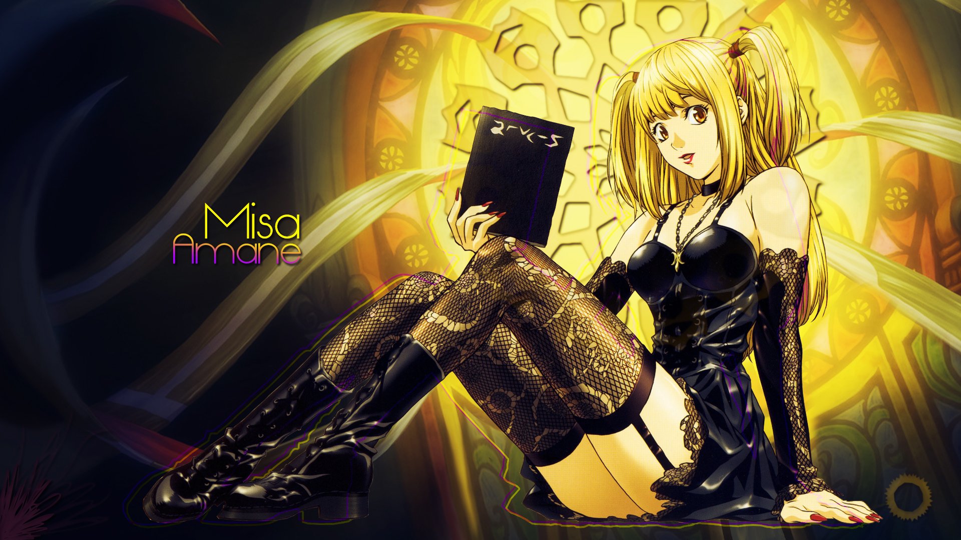 Misa Amane HD Wallpaper from Death Note
