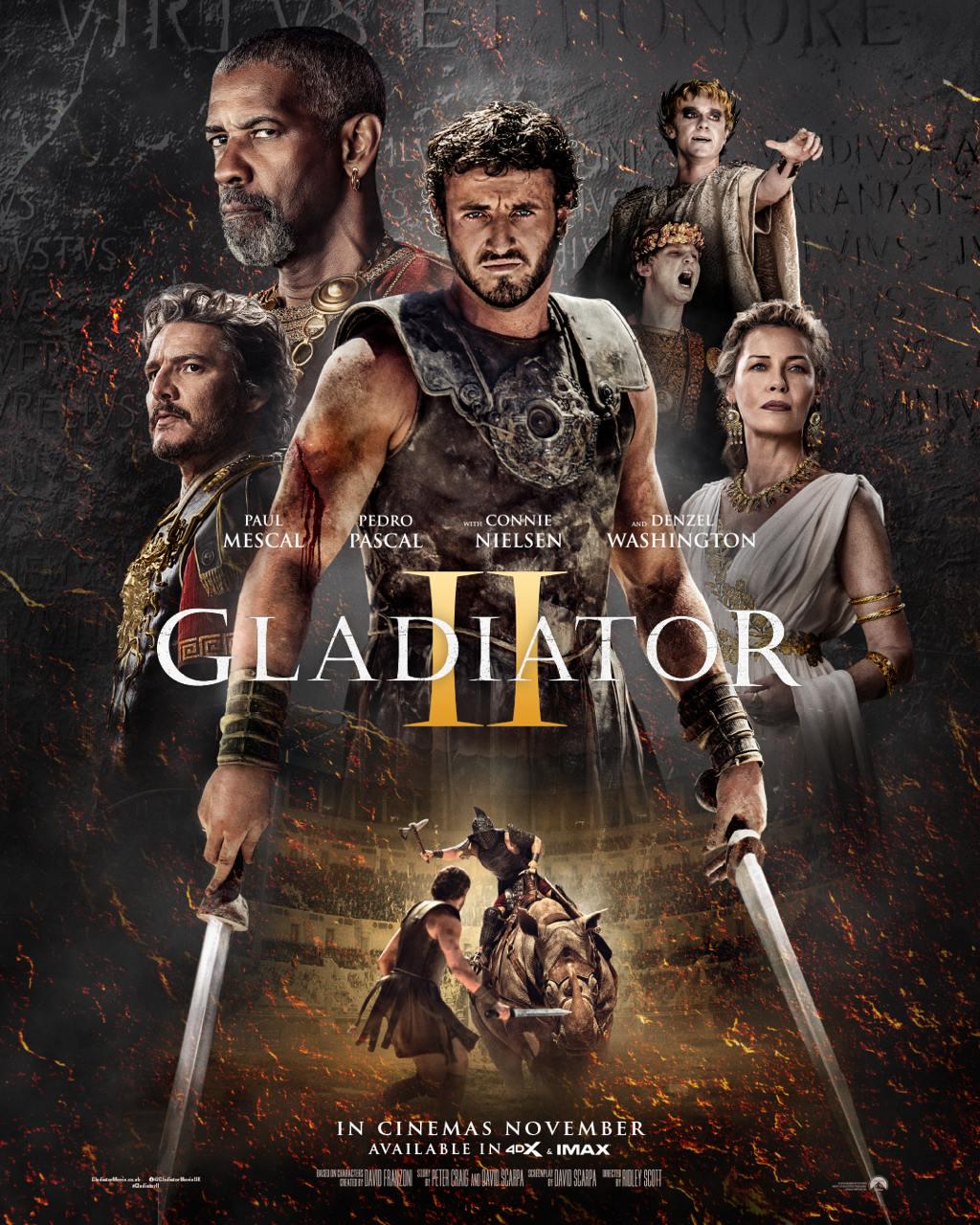 deep fried) poster for Gladiator 2