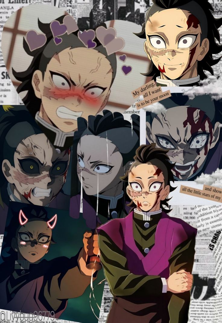 wallpaper of Genya. Demon Slayer