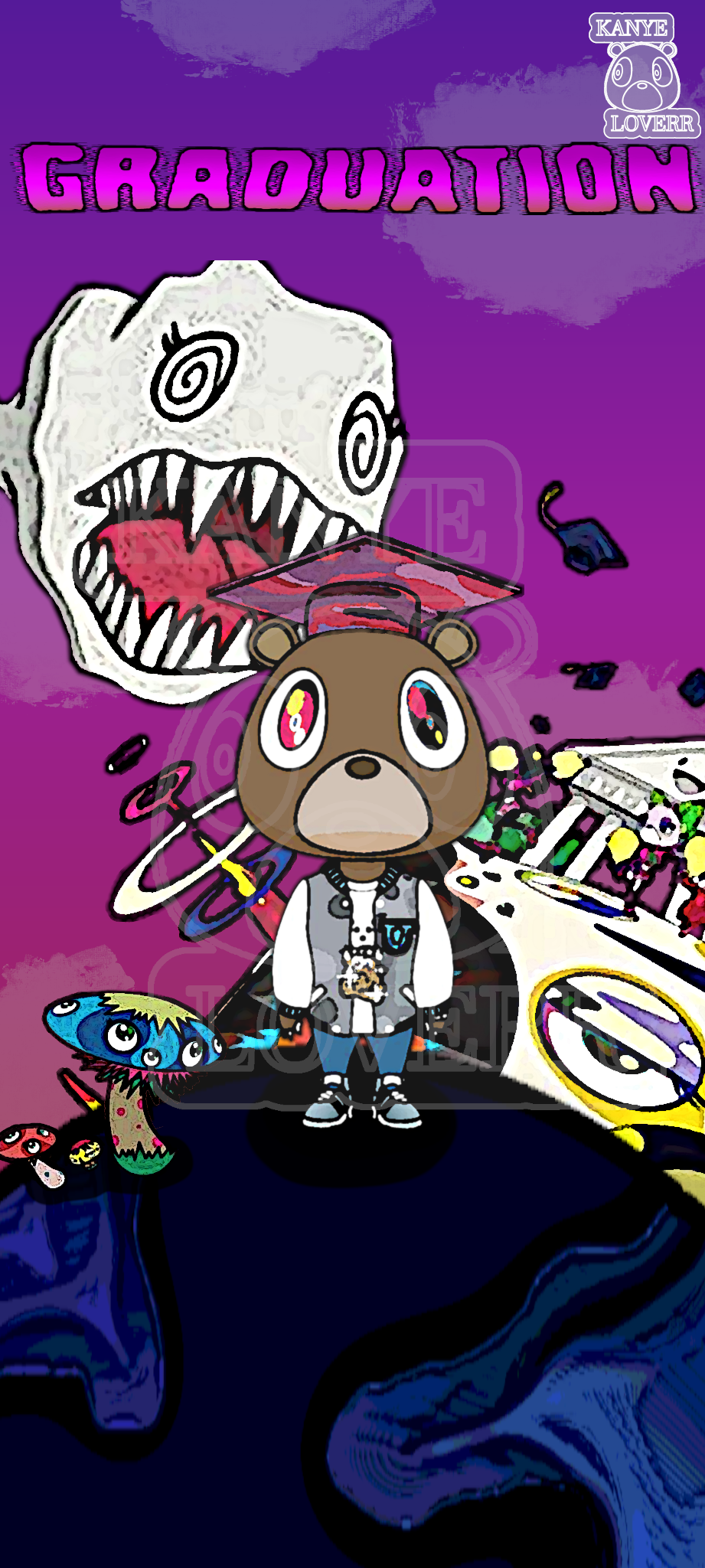 I made wallpaper inspired