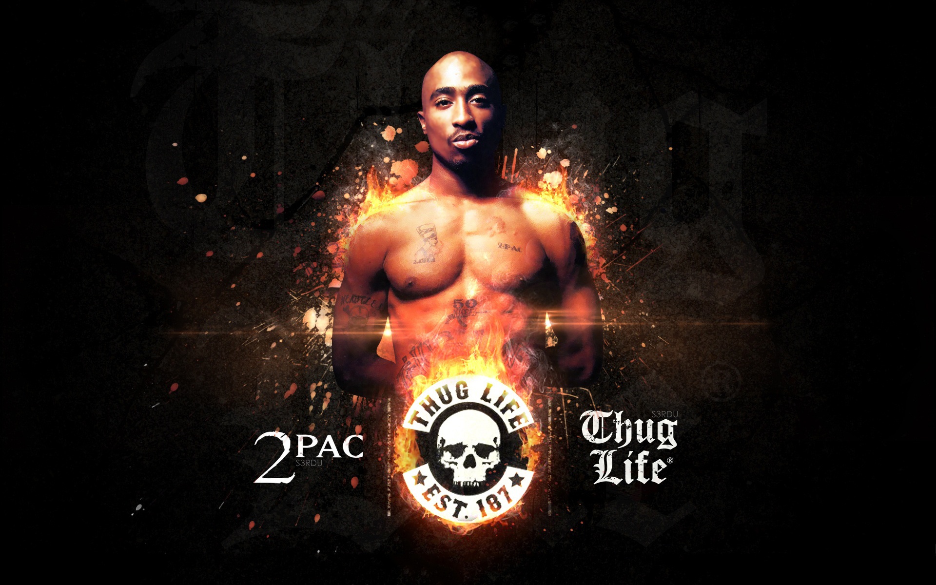 Wallpaper music, actor, 2Pac, Tupac