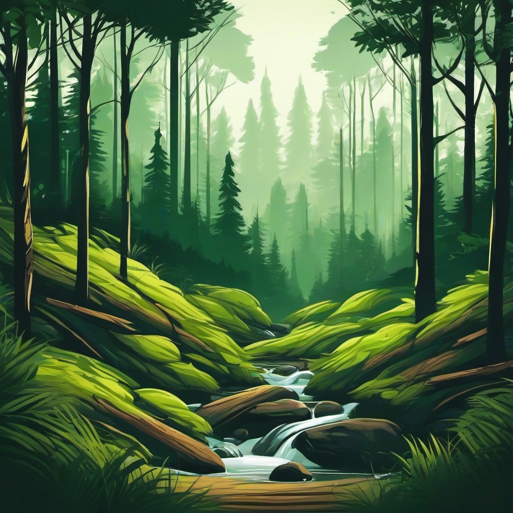 Forest Background Wallpaper