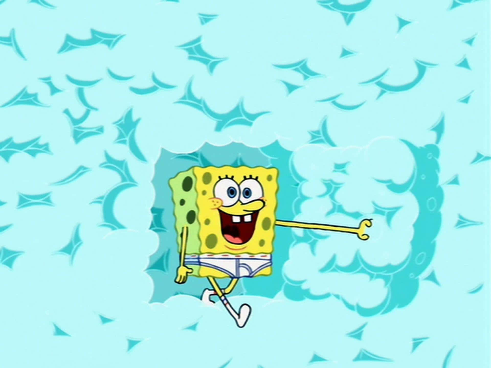 Download Aesthetic Spongebob Blue
