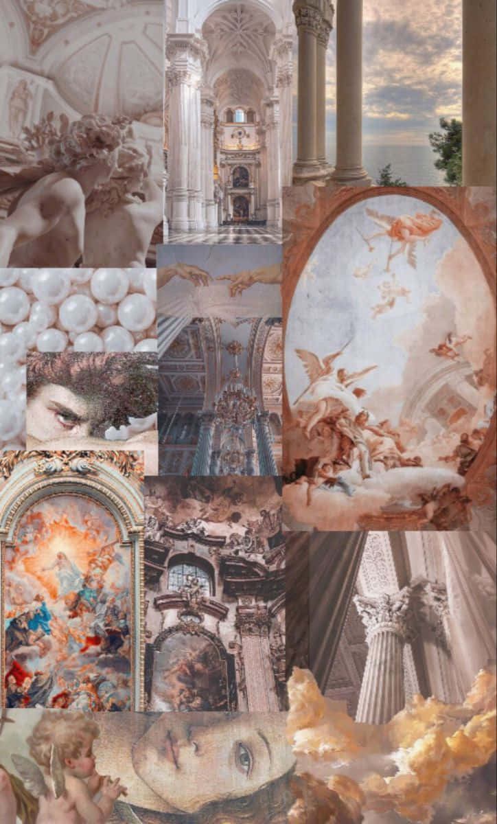 Download Baroque Art Collage Aesthetic