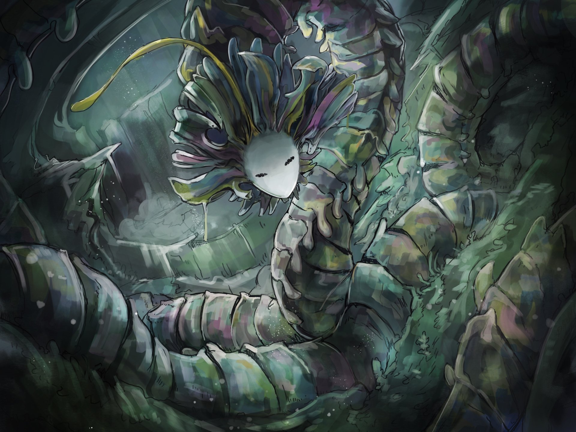 In Abyss 4k Ultra HD Wallpaper