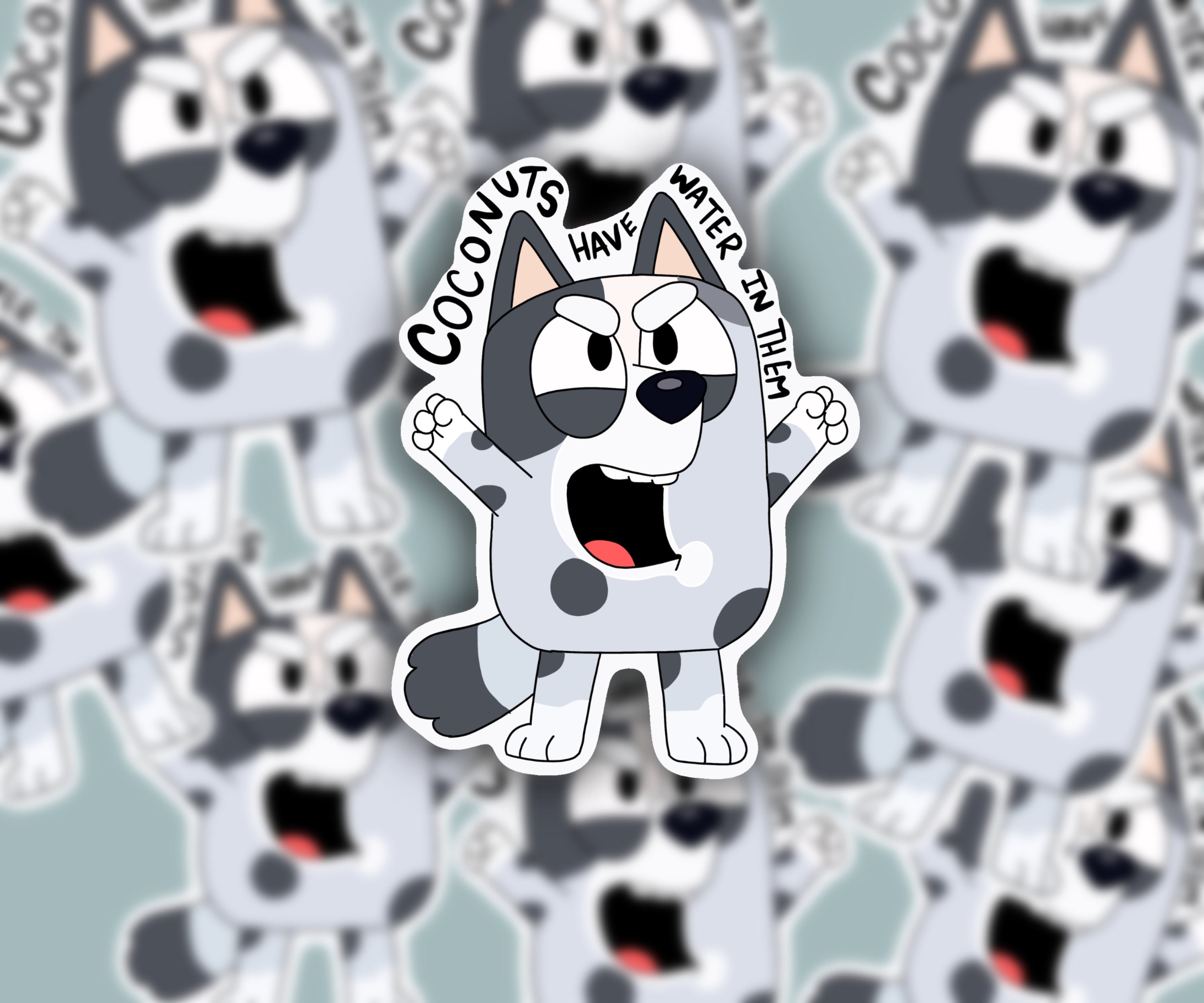 Bluey, Muffin, Coconuts Have Water